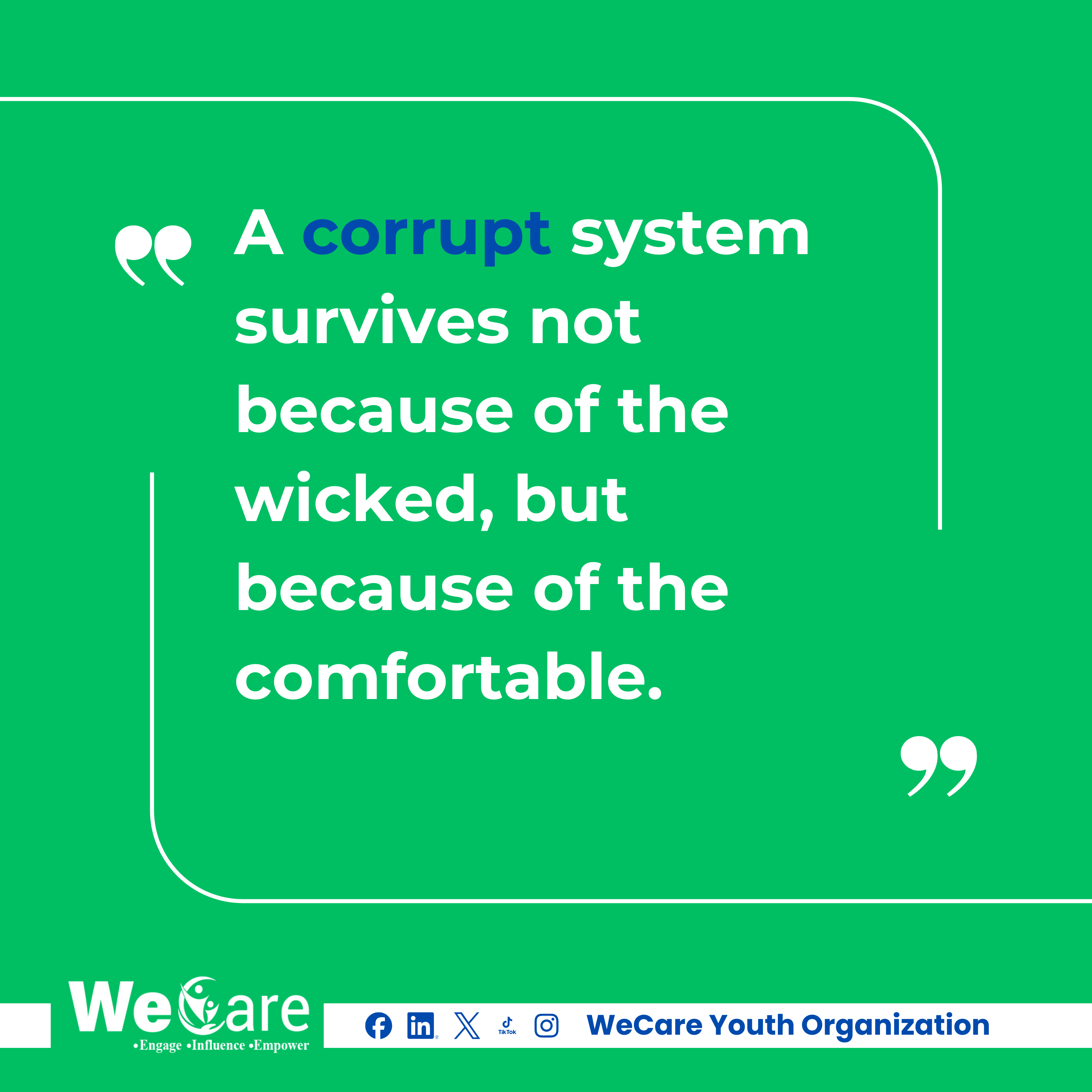 Anti-corruption Campaign poster 2